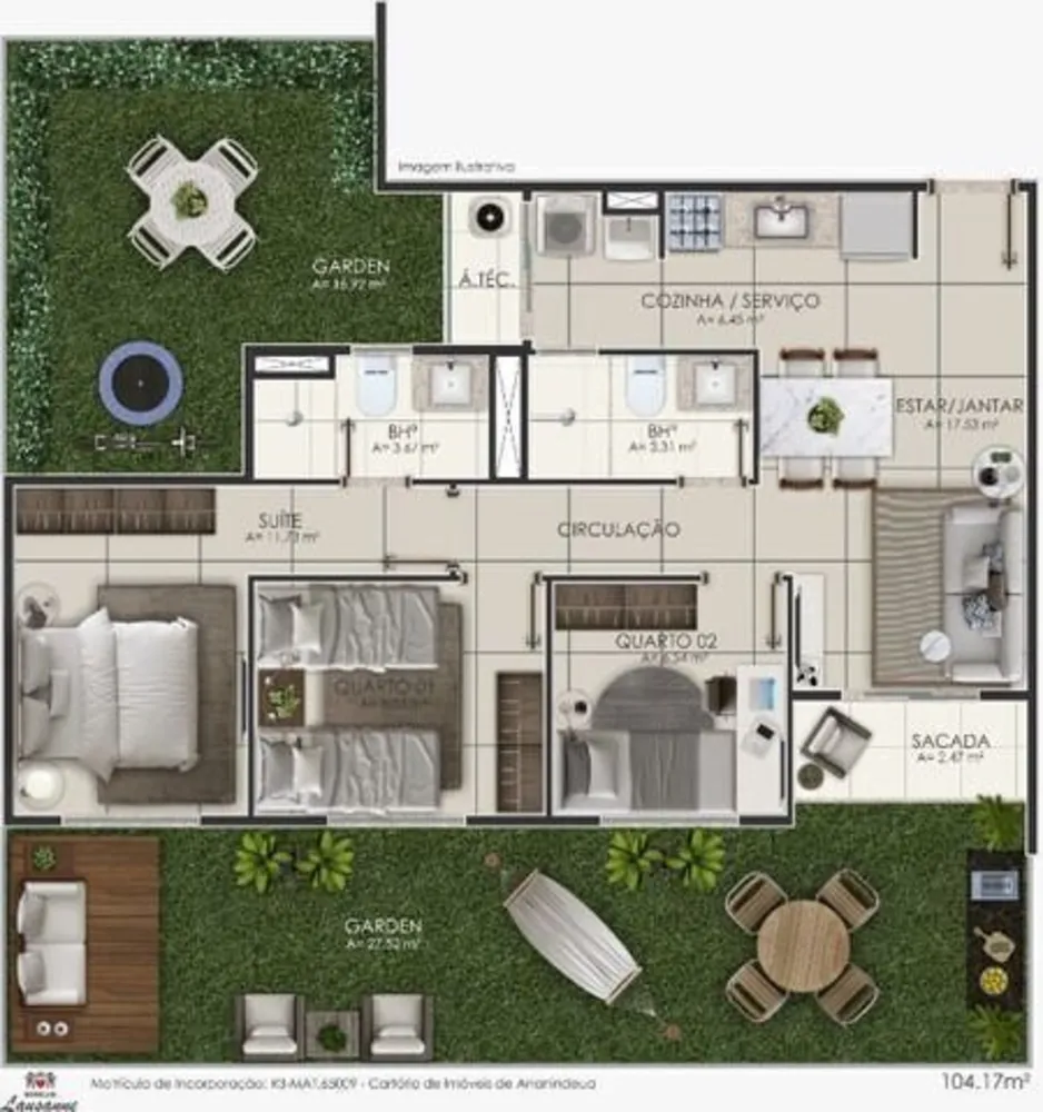 Apartamento, 2 quartos, 50 m² - Foto 4