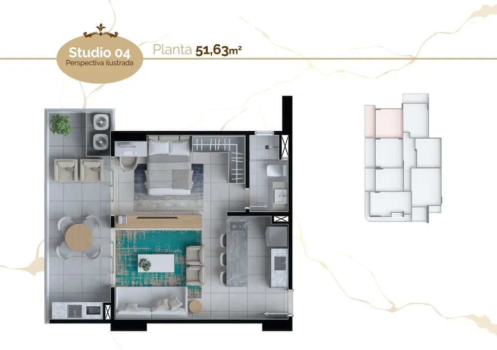 Apartamento, 2 quartos, 62 m² - Foto 3