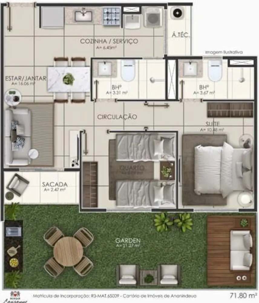 Apartamento, 2 quartos, 50 m² - Foto 5
