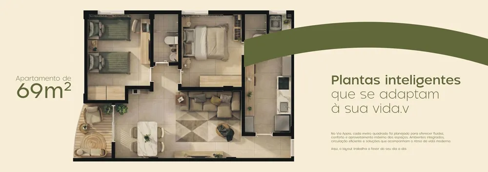 Apartamento, 2 quartos, 69 m² - Foto 7