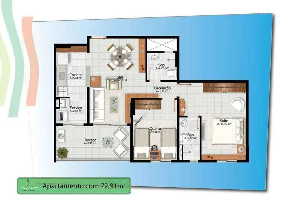 Apartamento, 2 quartos, 73 m² - Foto 8