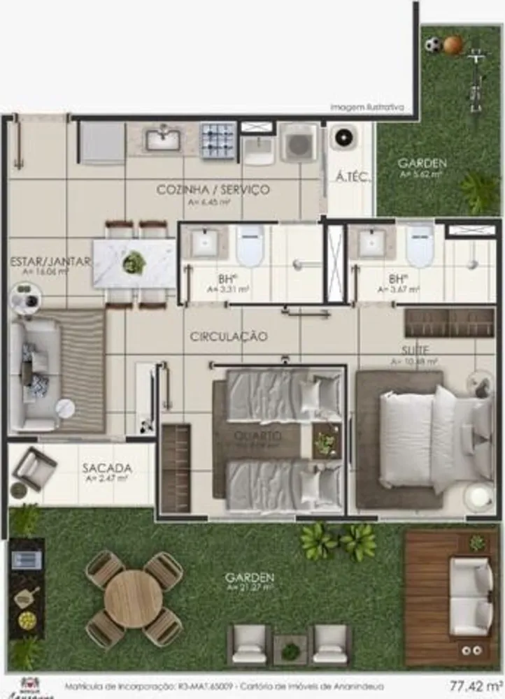 Apartamento, 2 quartos, 50 m² - Foto 5