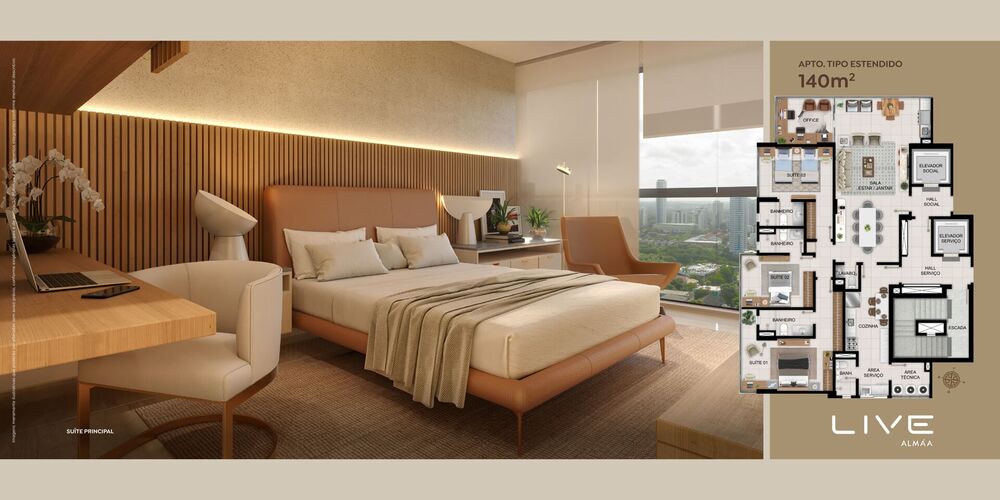 Apartamento à venda com 3 quartos, 140m² - Foto 30