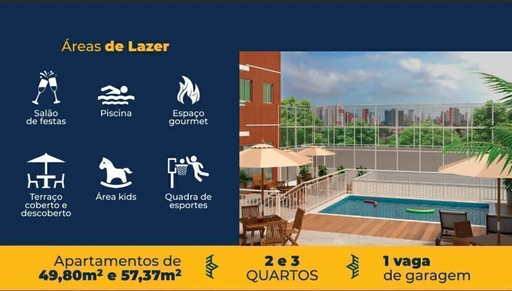 Apartamento, 3 quartos, 57 m² - Foto 9
