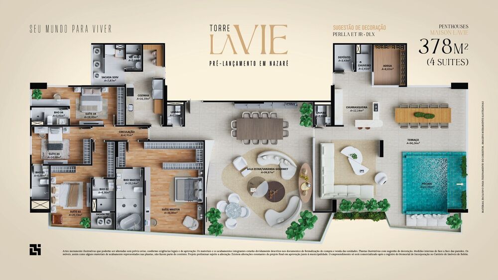 Apartamento à venda com 4 quartos, 188m² - Foto 34