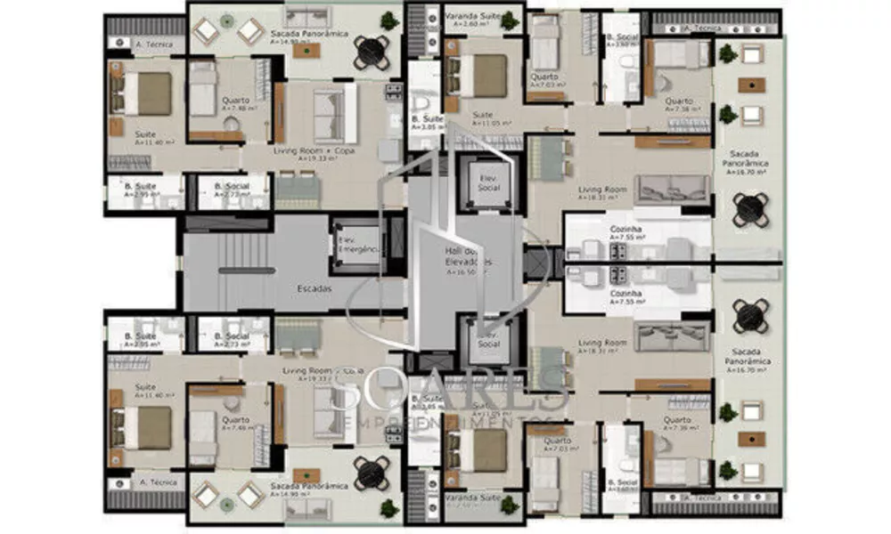 Apartamento, 2 quartos, 68 m² - Foto 28
