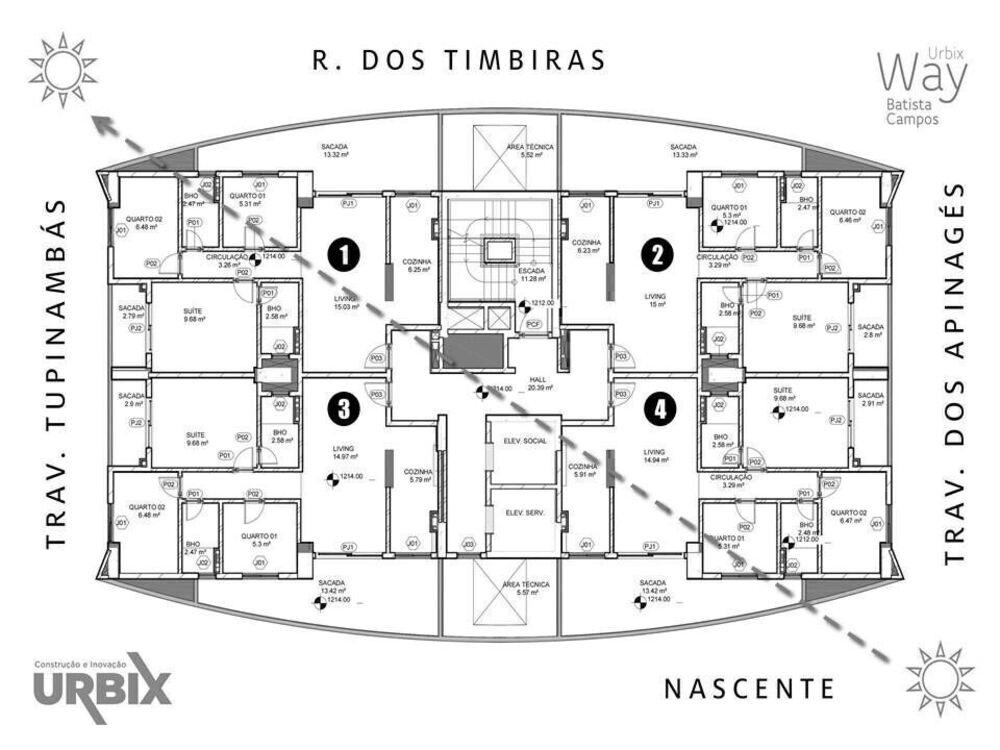 Apartamento à venda com 3 quartos, 84m² - Foto 4