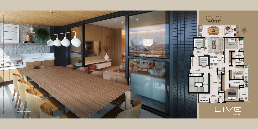Apartamento à venda com 3 quartos, 140m² - Foto 32