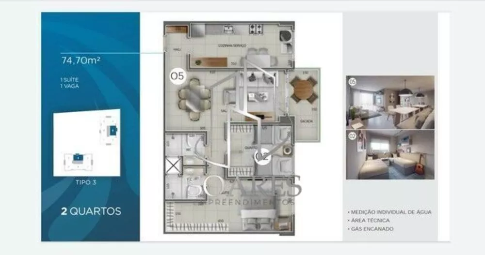 Apartamento, 3 quartos, 90 m² - Foto 37