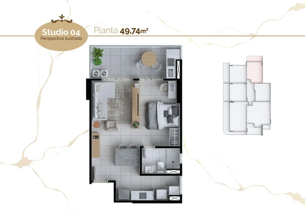 Apartamento, 2 quartos, 62 m² - Foto 2