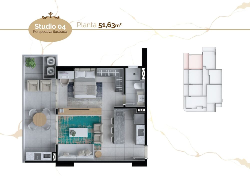 Apartamento à venda com 2 quartos, 62m² - Foto 8