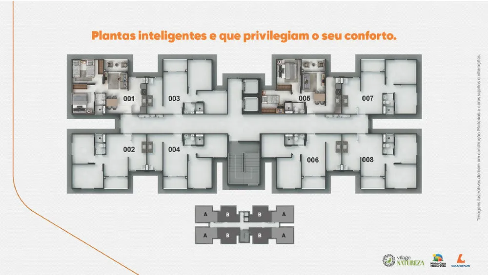 Apartamento, 2 quartos, 43 m² - Foto 7