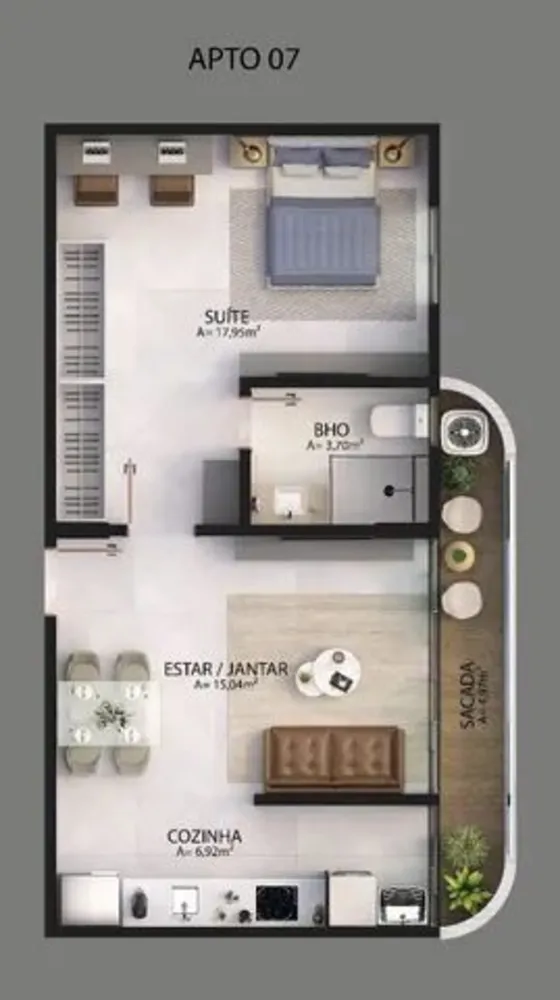 Apartamento, 2 quartos, 90 m² - Foto 7