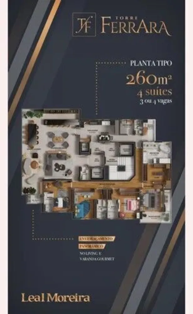 Apartamento, 4 quartos, 260 m² - Foto 3