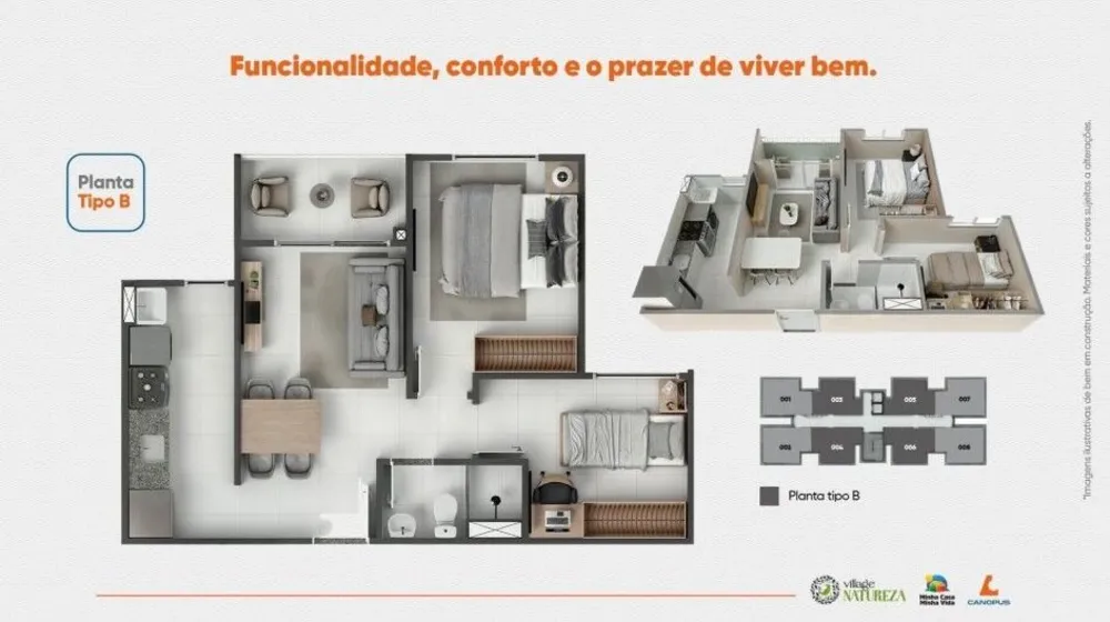 Apartamento, 2 quartos, 43 m² - Foto 5