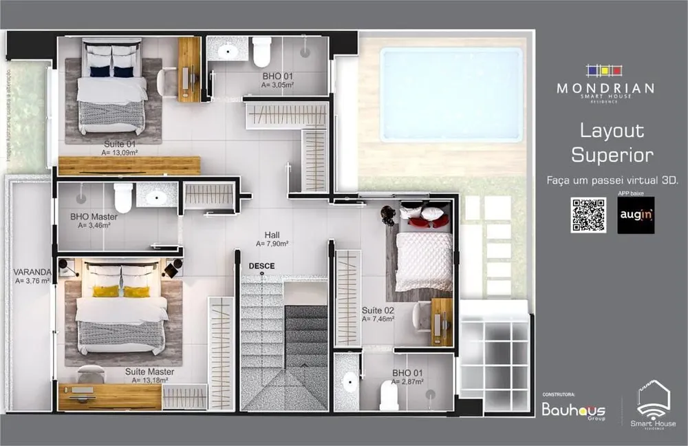 Casa, 3 quartos, 154 m² - Foto 5