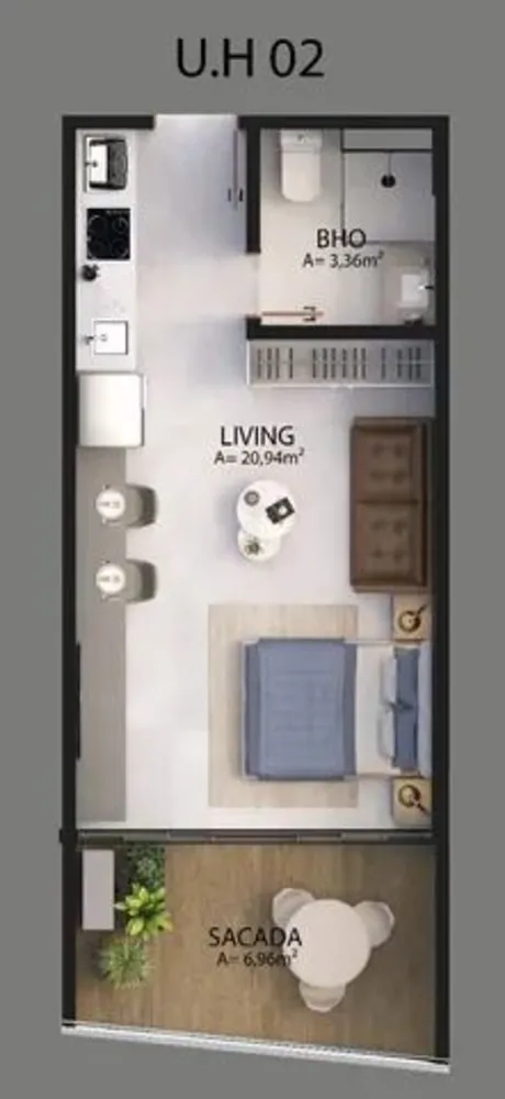 Apartamento, 2 quartos, 90 m² - Foto 8