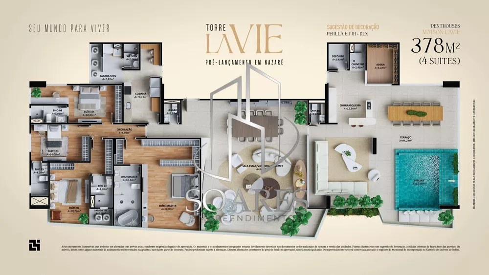 Apartamento, 4 quartos, 188 m² - Foto 12