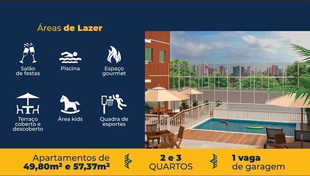 Apartamento, 3 quartos, 57 m² - Foto 3