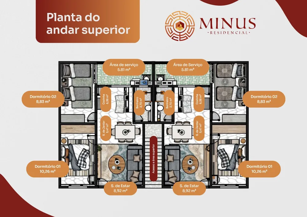 Casa, 2 quartos, 62 m² - Foto 2