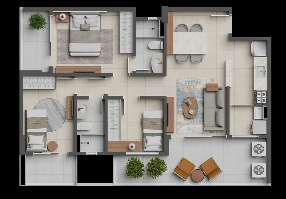 Apartamento, 2 quartos, 76 m² - Foto 7