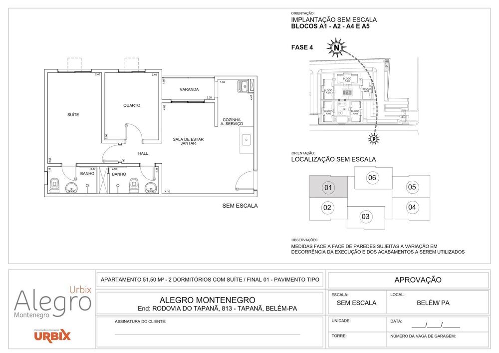 Apartamento à venda com 2 quartos, 51m² - Foto 7