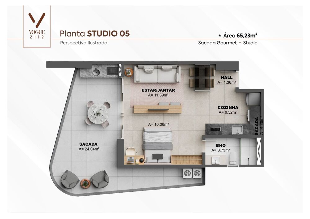 Apartamento, 2 quartos, 90 m² - Foto 3