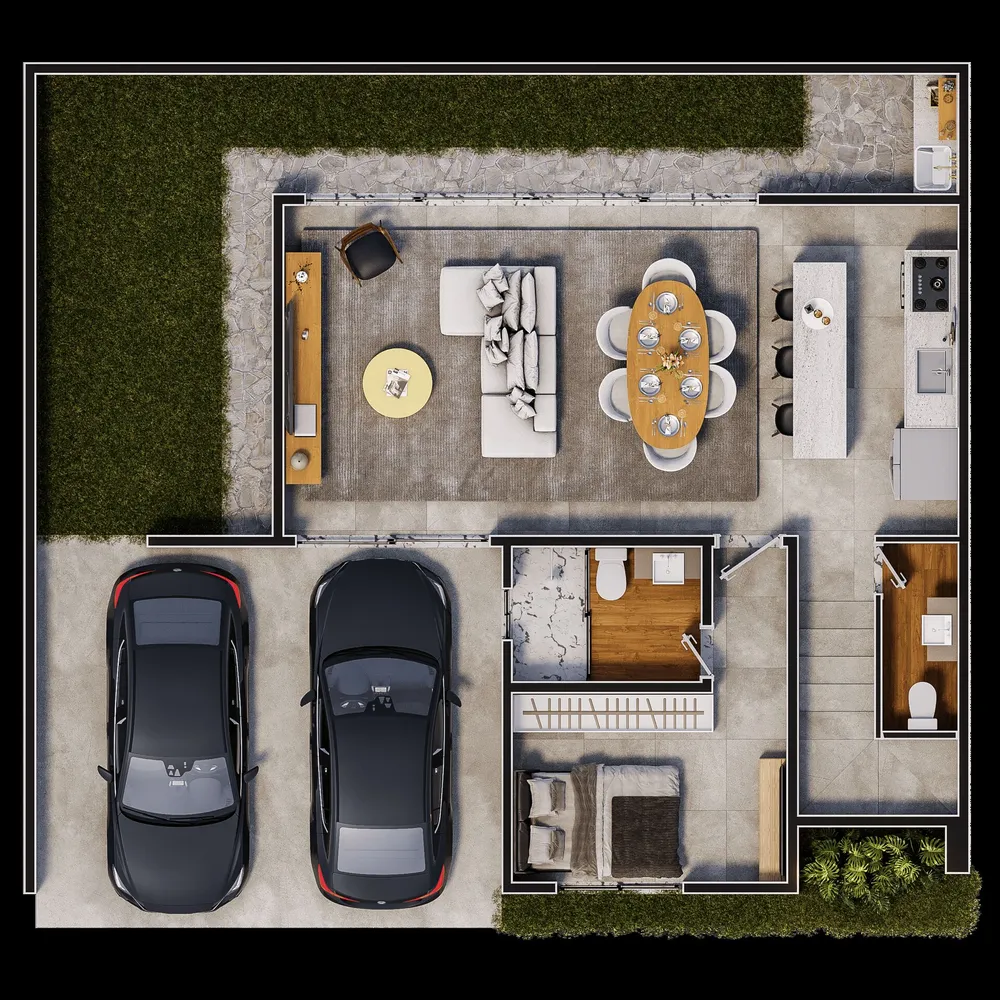 Casa, 3 quartos, 8572 m² - Foto 4