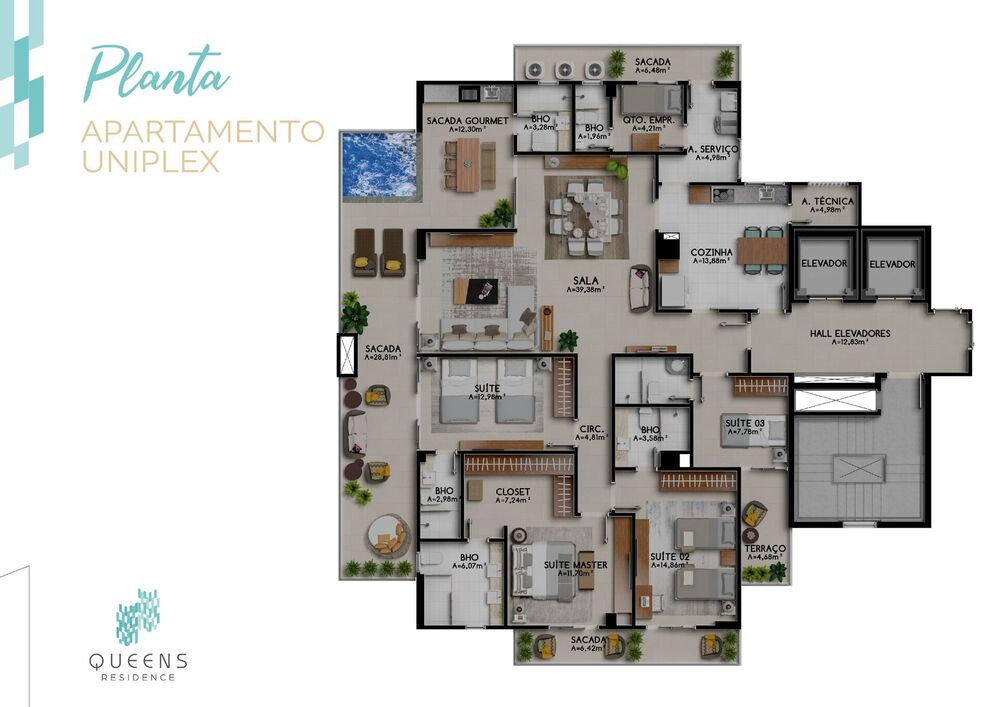 Apartamento, 3 quartos, 112 m² - Foto 30
