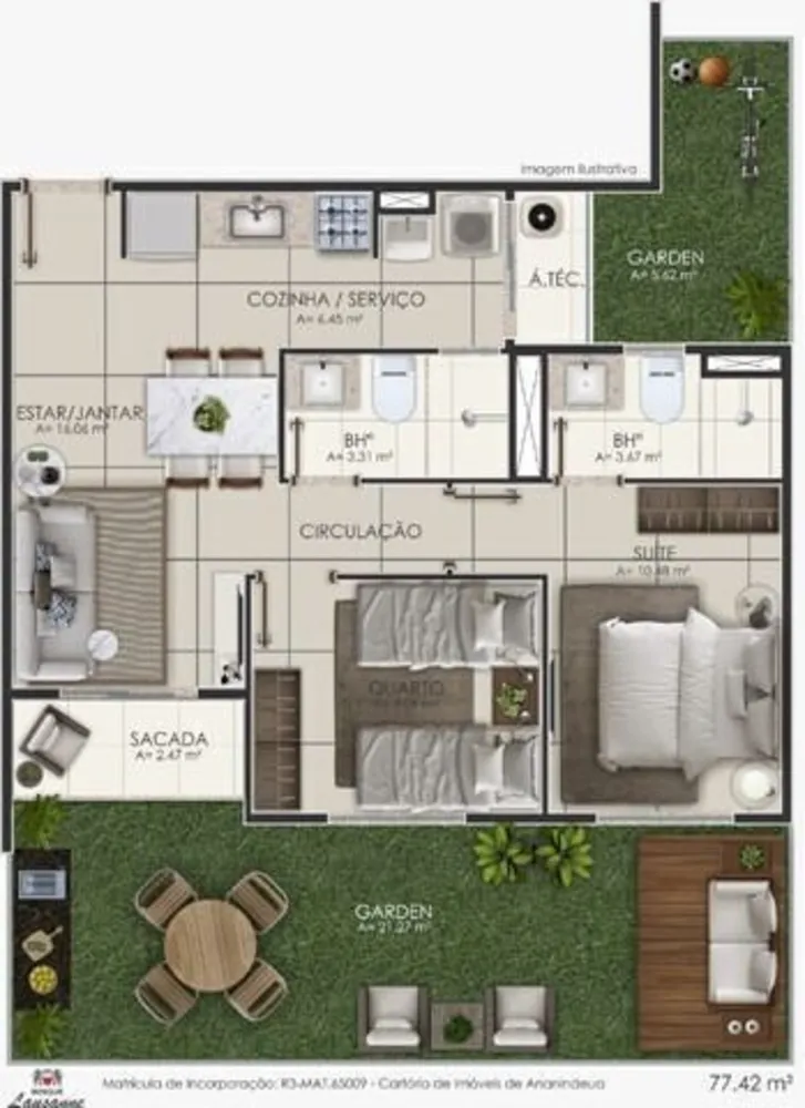 Apartamento, 2 quartos, 50 m² - Foto 18