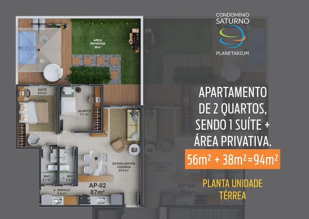 Apartamento, 2 quartos, 94 m² - Foto 4