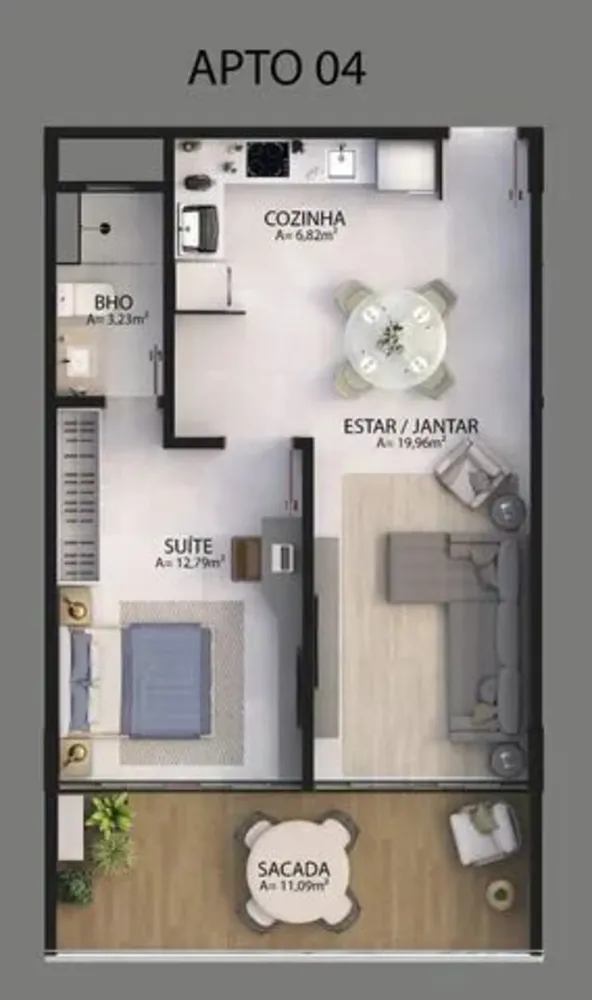 Apartamento, 2 quartos, 90 m² - Foto 8