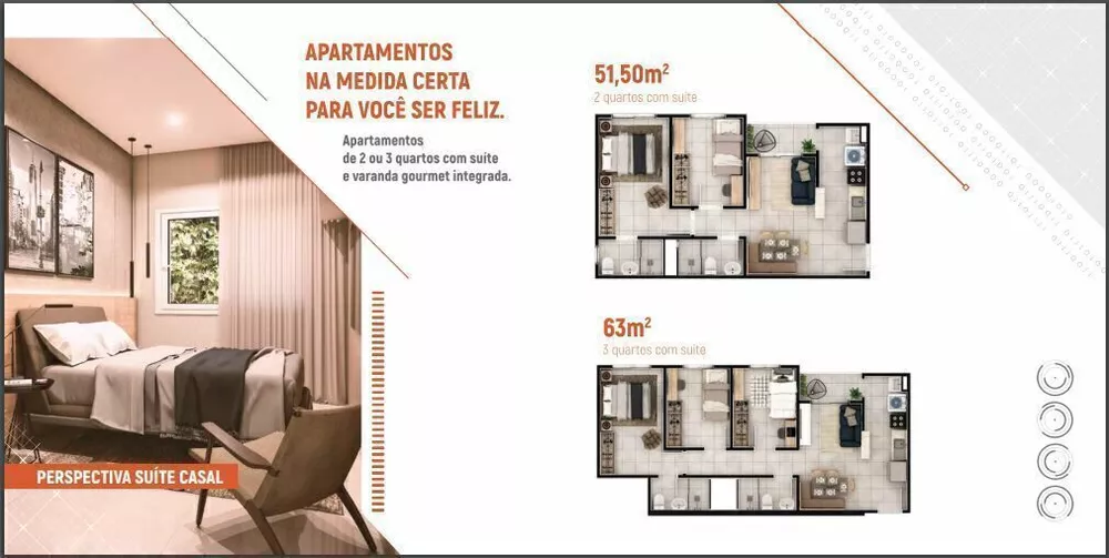 Apartamento, 2 quartos, 51 m² - Foto 2