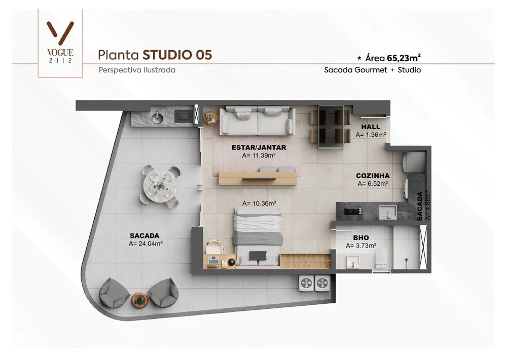 Apartamento, 2 quartos, 90 m² - Foto 5