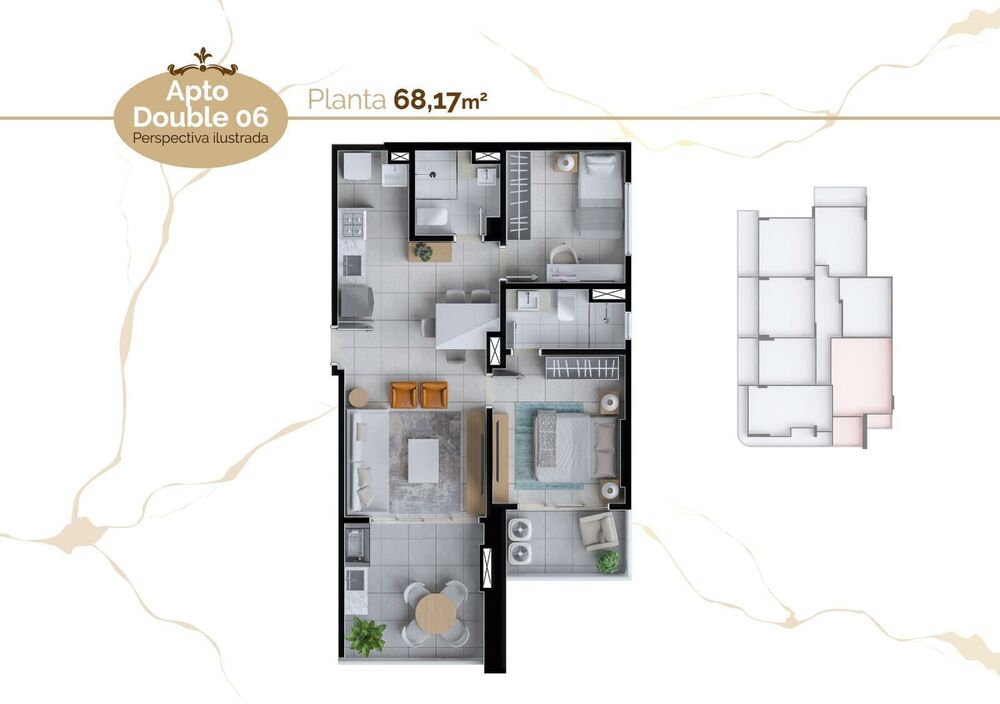 Apartamento à venda com 2 quartos, 62m² - Foto 36