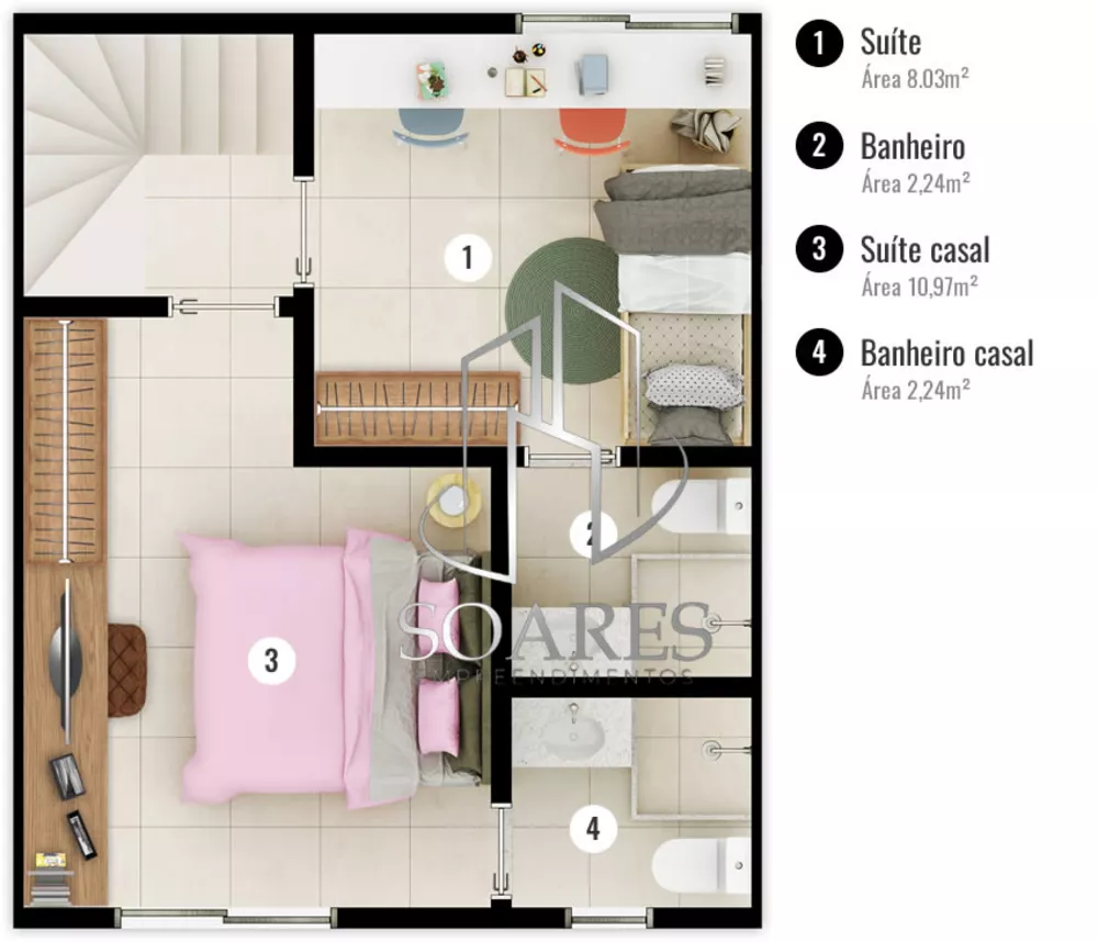 Apartamento, 2 quartos, 98 m² - Foto 6