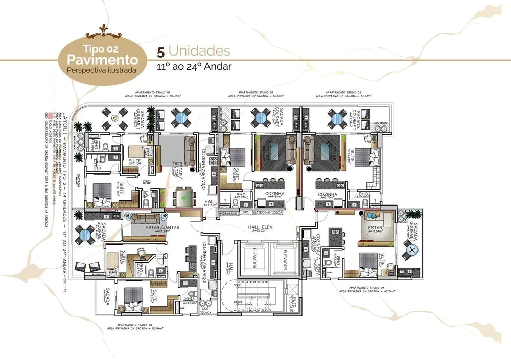 Apartamento, 2 quartos, 62 m² - Foto 3