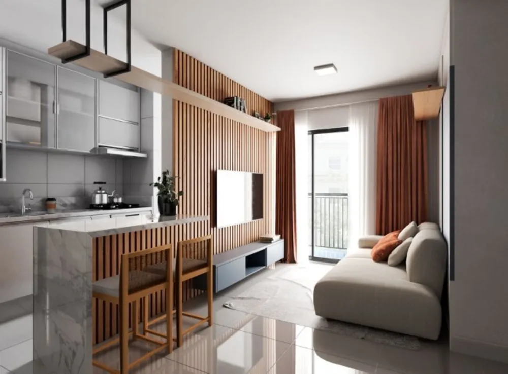 Apartamento, 2 quartos, 50 m² - Foto 3