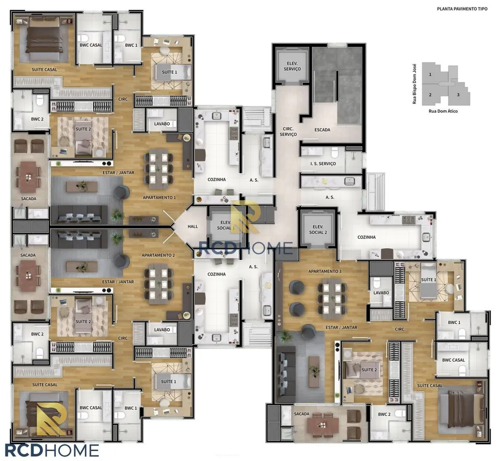 Apartamento, 3 quartos, 131 m² - Foto 8