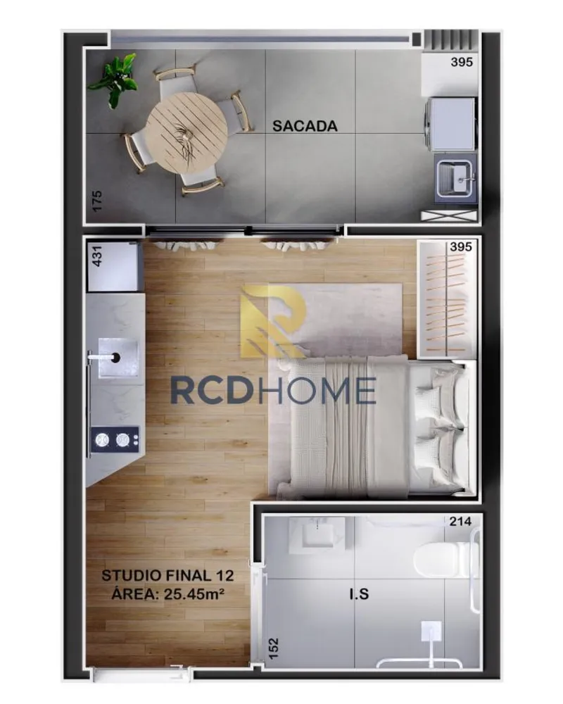 Apartamento, 1 quarto, 28 m² - Foto 5