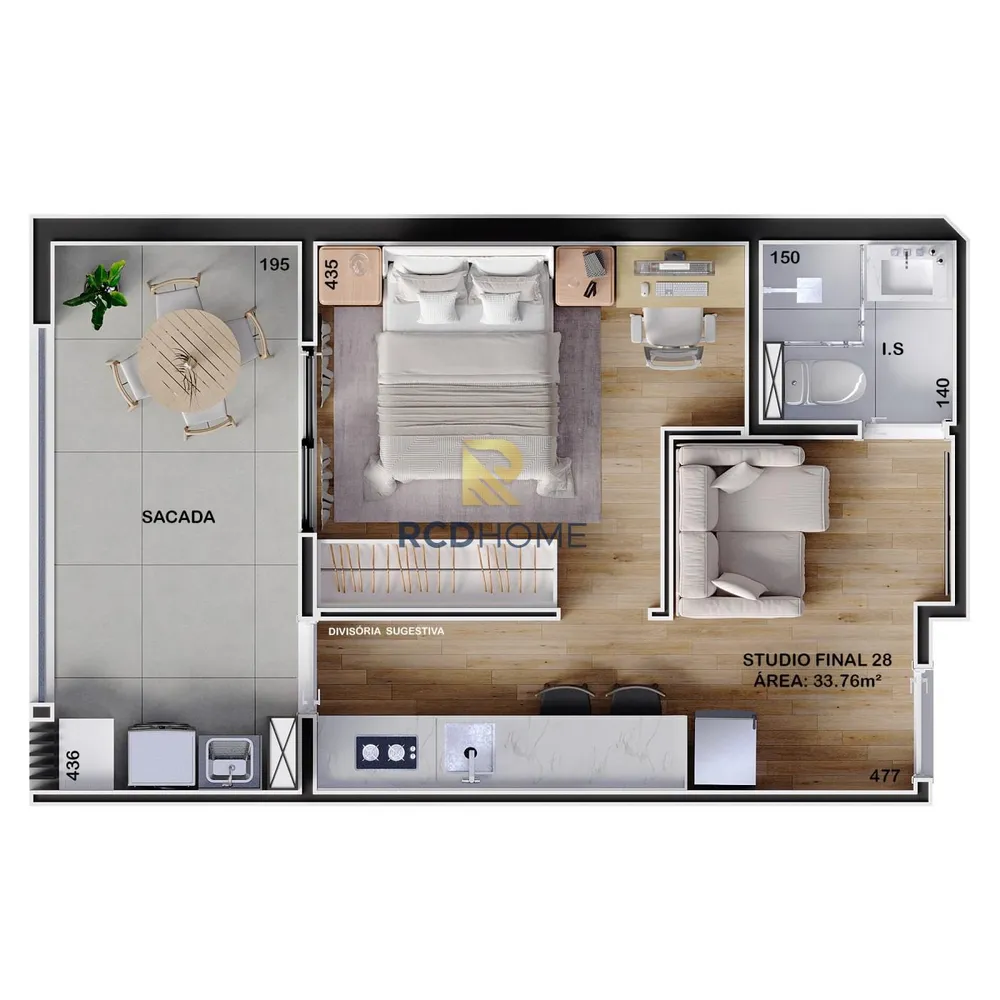Apartamento, 1 quarto, 28 m² - Foto 6
