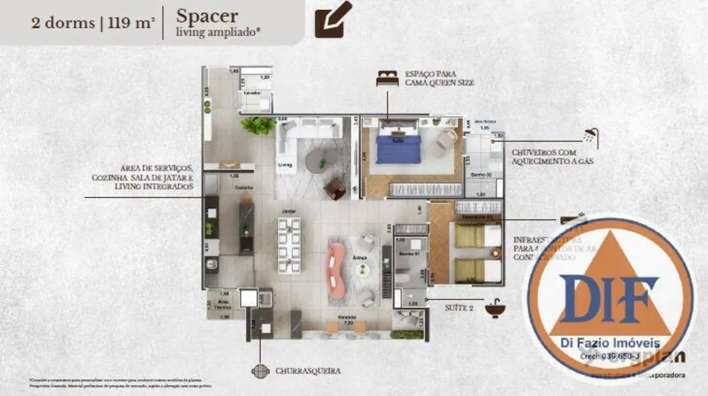 Apartamento, 3 quartos, 119 m² - Foto 14