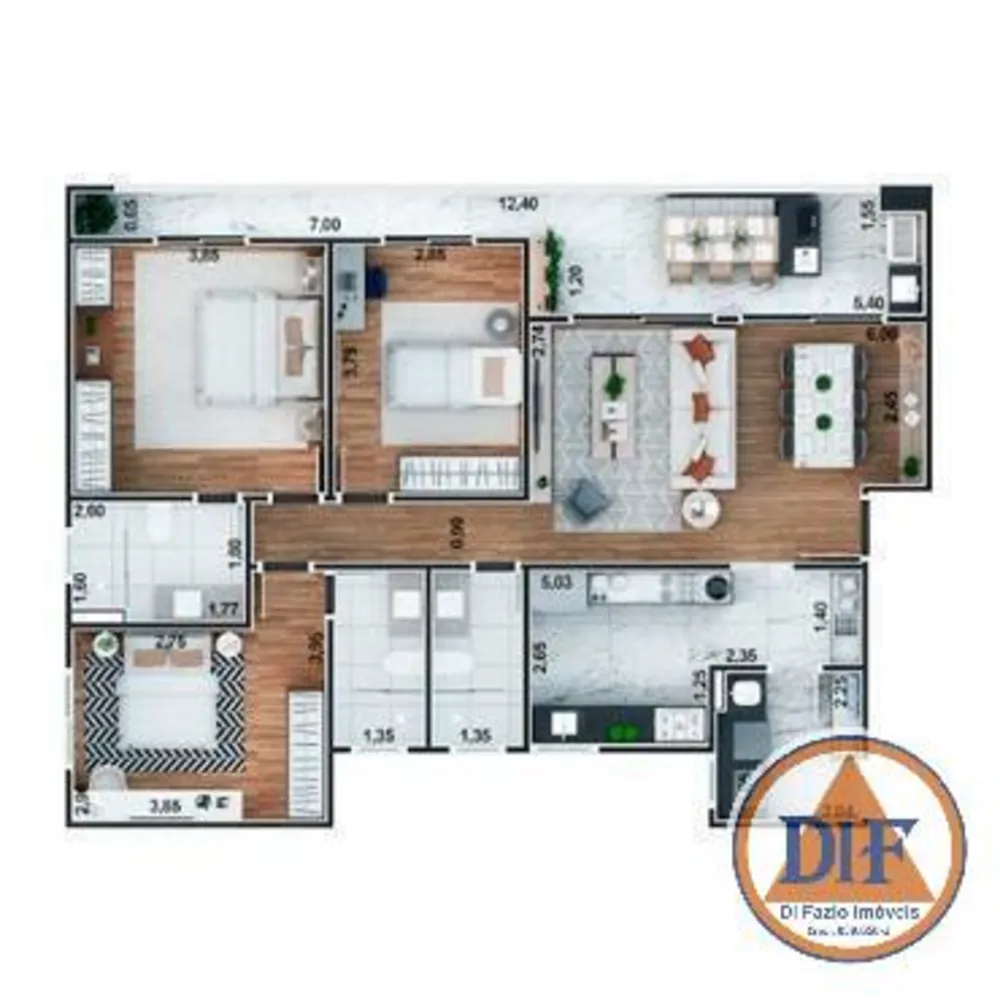 Apartamento, 3 quartos, 120 m² - Foto 14