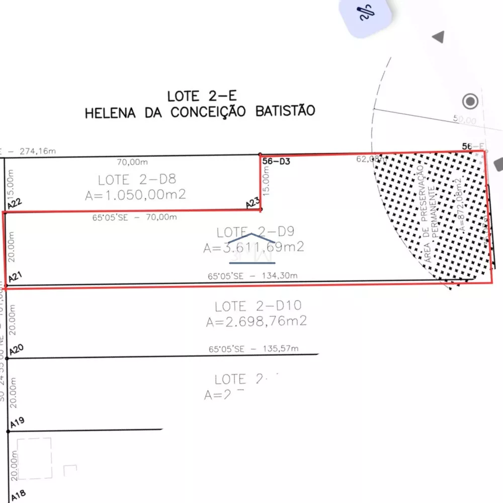 Terreno à venda, 3611m² - Foto 1