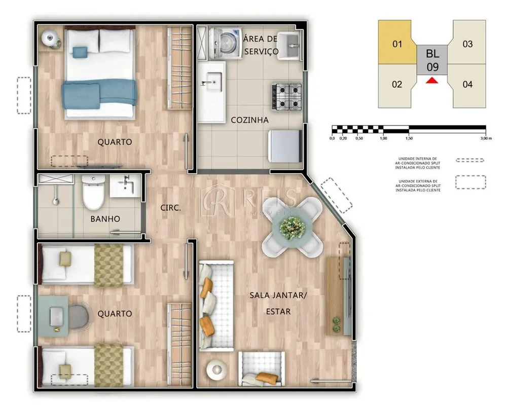Apartamento, 2 quartos, 42 m² - Foto 8
