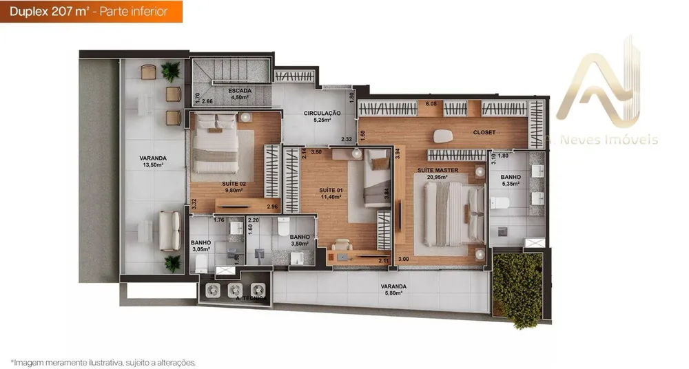 Apartamento, 3 quartos, 107 m² - Foto 4
