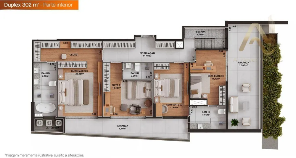 Apartamento, 3 quartos, 107 m² - Foto 6
