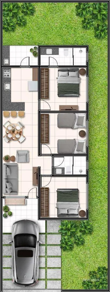 Casa, 3 quartos, 77 m² - Foto 13
