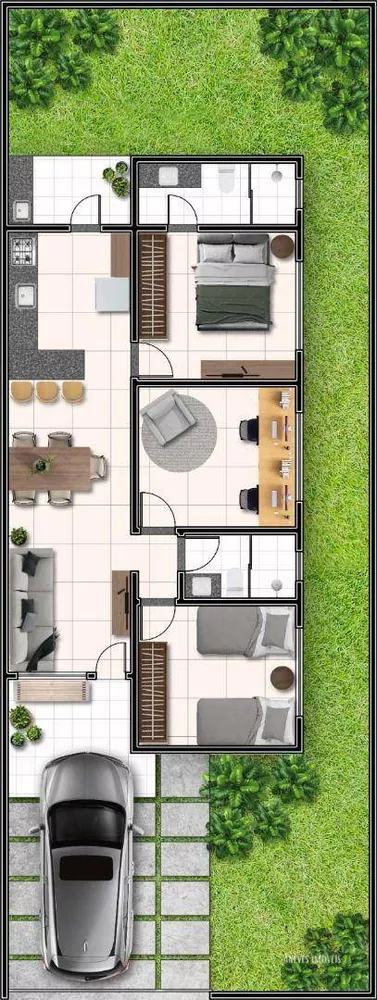 Casa, 3 quartos, 77 m² - Foto 13
