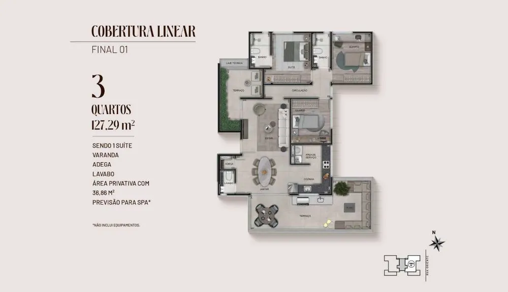 Cobertura, 3 quartos, 90 m² - Foto 4